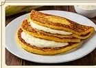 Cachapas recién hechas con queso de mano